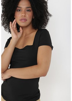 Czarna Bluzka Harphohsa ze sklepu Born2be Odzież w kategorii Bluzki damskie - zdjęcie 110988235