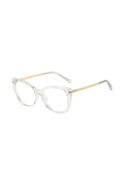 Okulary kocie do komputera damskie z filtrem BLUE Light zerówki 2564-5 ze sklepu Stylion w kategorii Okulary korekcyjne damskie - zdjęcie 111016087