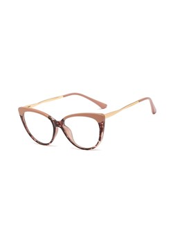 Okulary kocie do komputera damskie z filtrem BLUE Light zerówki 2581-2 ze sklepu Stylion w kategorii Okulary korekcyjne damskie - zdjęcie 111016099