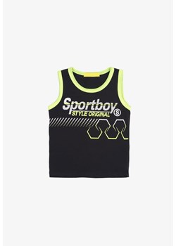 Granatowa Koszulka Aglasise ze sklepu Born2be Odzież w kategorii T-shirty chłopięce - zdjęcie 111126965
