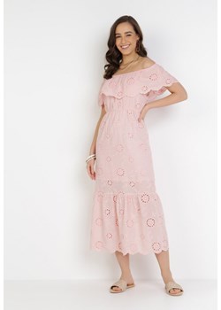Jasnoróżowa Sukienka Pisiliphis ze sklepu Born2be Odzież w kategorii Sukienki - zdjęcie 111133669