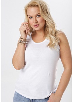 Biały Top Cheririel ze sklepu Born2be Odzież w kategorii Bluzki damskie - zdjęcie 111277727
