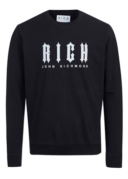 JOHN RICHMOND stylowa męska bluza BLACK -55%%% ze sklepu EITALIA w kategorii Bluzy męskie - zdjęcie 111278315