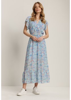 Jasnoniebieska Sukienka Oarama ze sklepu Renee odzież w kategorii Sukienki - zdjęcie 111407829