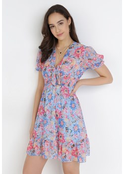 Jasnoniebieska Sukienka Loraevianna ze sklepu Born2be Odzież w kategorii Sukienki - zdjęcie 111430996