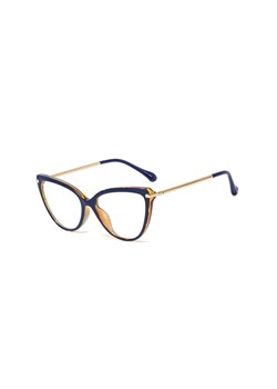 Okulary kocie do komputera damskie z filtrem BLUE Light zerówki 2563-1 ze sklepu Stylion w kategorii Okulary zerówki damskie - zdjęcie 111435929