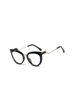 Okulary kocie do komputera damskie z filtrem BLUE Light zerówki 2570 ze sklepu Stylion w kategorii Okulary zerówki damskie - zdjęcie 111435938