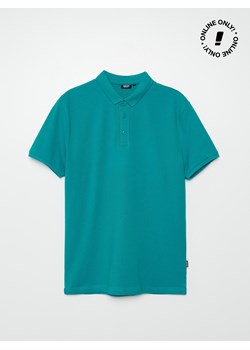 Cropp - Koszulka polo - zielony ze sklepu Cropp w kategorii T-shirty męskie - zdjęcie 111500959