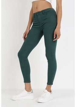 Zielone Spodnie Laodella ze sklepu Born2be Odzież w kategorii Spodnie damskie - zdjęcie 111596687