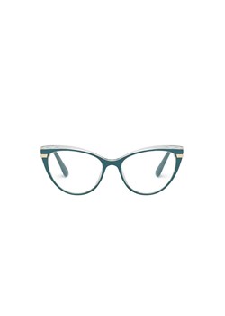Okulary kocie do komputera damskie z filtrem BLUE Light zerówki 2567-4 ze sklepu Stylion w kategorii Okulary korekcyjne damskie - zdjęcie 111603139