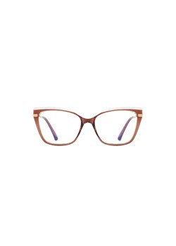 Okulary kocie do komputera damskie z filtrem BLUE Light zerówki 2577-4 ze sklepu Stylion w kategorii Okulary zerówki damskie - zdjęcie 111790986