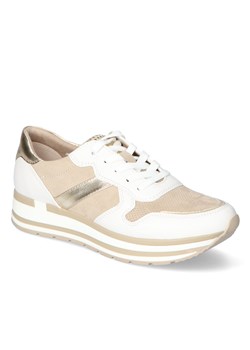 Sneakersy Marco Tozzi 2-23720-26 Białe/Beżowe ze sklepu Arturo-obuwie w kategorii Buty sportowe damskie - zdjęcie 111791305