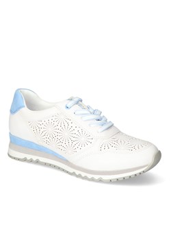 Sneakersy Marco Tozzi 2-23792-36 Białe/Niebieskie ze sklepu Arturo-obuwie w kategorii Buty sportowe damskie - zdjęcie 111791329