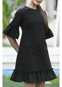 Sukienka mini z długim rękawem z elastanu  ze sklepu Justmelove w kategorii Sukienki - zdjęcie 111930985
