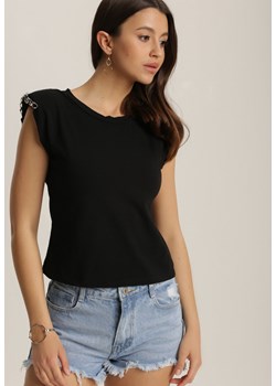 Czarna Bluzka Taphophise ze sklepu Renee odzież w kategorii Bluzki damskie - zdjęcie 111937349