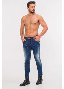 Dsquared2 - Niebieskie jeansy męskie &quot;Skater Jean&quot; S71LB0747 ze sklepu outfit.pl w kategorii Jeansy męskie - zdjęcie 111988685