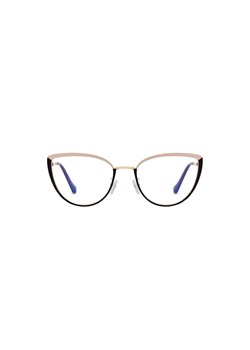 Okulary kocie do komputera damskie z filtrem BLUE Light zerówki 2583-1 ze sklepu Stylion w kategorii Okulary korekcyjne damskie - zdjęcie 112013818