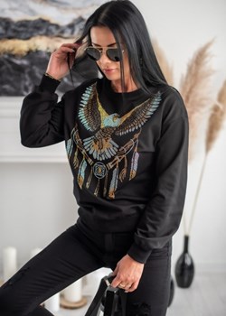 Bluza eagle czarna ze sklepu Sklep Fason w kategorii Bluzy damskie - zdjęcie 112125456