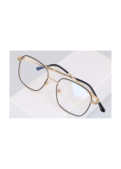 Okulary Prostokątne z filtrem światła niebieskiego do komputera zerówki 2561-1 ze sklepu Stylion w kategorii Okulary zerówki damskie - zdjęcie 112373145
