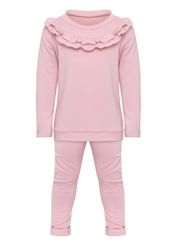 Komplet dziecięcy różowa bluza i spodenki EliMeli ze sklepu Eye For Fashion w kategorii Dresy dziewczęce - zdjęcie 112378666
