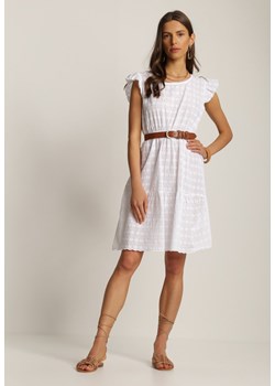Biała Sukienka Olithacia ze sklepu Renee odzież w kategorii Sukienki - zdjęcie 112637066