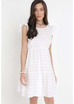 Biała Sukienka Ciropheu ze sklepu Born2be Odzież w kategorii Sukienki - zdjęcie 113360059