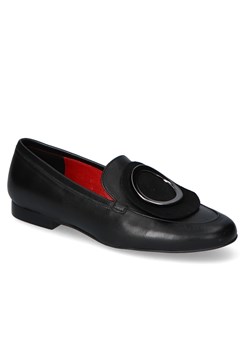 Lordsy Karino 3162/076-P Czarne lico ze sklepu Arturo-obuwie w kategorii Lordsy damskie - zdjęcie 113485747