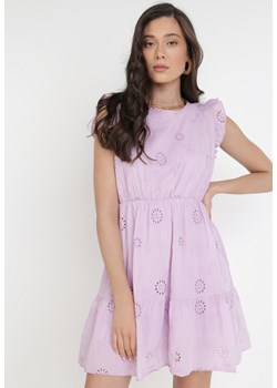 Liliowa Sukienka Selolphi ze sklepu Born2be Odzież w kategorii Sukienki - zdjęcie 113660127