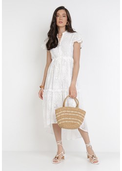 Biała Sukienka Thosoesa ze sklepu Born2be Odzież w kategorii Sukienki - zdjęcie 113664218