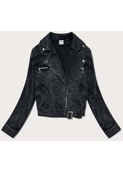 Jeansowa damska kurtka oversize czarna (5721K) ze sklepu goodlookin.pl w kategorii Kurtki damskie - zdjęcie 113717798