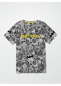 Cropp - Koszulka z nadrukiem all over Batman - szary ze sklepu Cropp w kategorii T-shirty męskie - zdjęcie 113944035