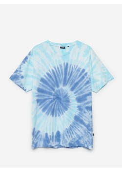 Cropp - Koszulka tie-dye - turkusowy ze sklepu Cropp w kategorii T-shirty męskie - zdjęcie 113944055