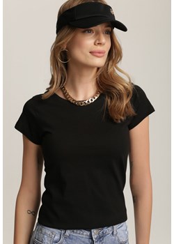 Czarny T-shirt Nephegenia ze sklepu Renee odzież w kategorii Bluzki damskie - zdjęcie 114125838