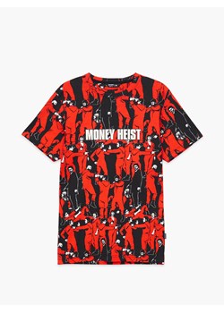 Cropp - Koszulka z nadrukiem La Casa de Papel - czarny ze sklepu Cropp w kategorii T-shirty męskie - zdjęcie 114126819