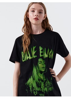 Cropp - T-shirtowa sukienka Billie Eilish - czarny ze sklepu Cropp w kategorii Bluzki damskie - zdjęcie 114477165