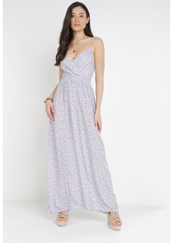 Liliowa Sukienka Praxephila ze sklepu Born2be Odzież w kategorii Sukienki - zdjęcie 114514127