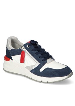 Sneakersy Tamaris 1-23702-26/165 Białe/Granatowe zamsz ze sklepu Arturo-obuwie w kategorii Buty sportowe damskie - zdjęcie 114520329