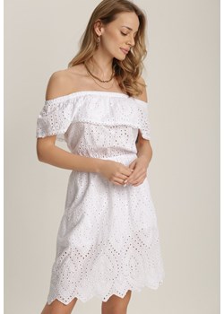 Biała Sukienka Ohmryd ze sklepu Renee odzież w kategorii Sukienki - zdjęcie 114690755