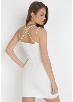 Biała Sukienka Phionoe ze sklepu Born2be Odzież w kategorii Sukienki - zdjęcie 114787179