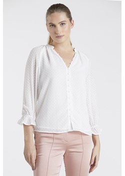 Bluzka damska MONNARI biała z długim rękawem  ze sklepu MONNARI w kategorii Bluzki damskie - zdjęcie 114881205