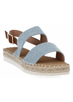 Modne sandały damskie espadryle Bellucci Niebieskie (kolory) ze sklepu PaniTorbalska w kategorii Espadryle damskie - zdjęcie 114887278