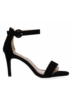 Czarne sandały damskie na obcasie firmy Bellucci (kolory) ze sklepu PaniTorbalska w kategorii Sandały damskie - zdjęcie 114968729