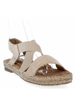 Uniwersalne sandały damskie firmy Lady Glory Beżowe (kolory) ze sklepu PaniTorbalska w kategorii Espadryle damskie - zdjęcie 115171408