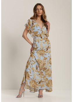 Jasnoniebieska Sukienka Iphariko ze sklepu Renee odzież w kategorii Sukienki - zdjęcie 115175066