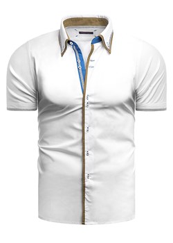 Koszula męska RSa D 2 biała ze sklepu Risardi w kategorii Koszule męskie - zdjęcie 115323057