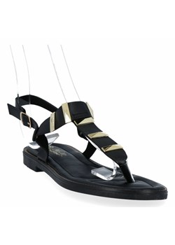 Czarne modne sandały damskie firmy Bellicy (kolory) ze sklepu PaniTorbalska w kategorii Sandały damskie - zdjęcie 115408077