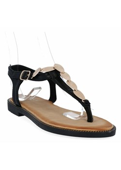 Modne sandały damskie firmy Givana Czarne (kolory) ze sklepu PaniTorbalska w kategorii Sandały damskie - zdjęcie 115442095