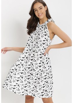 Biała Sukienka Diara ze sklepu Born2be Odzież w kategorii Sukienki - zdjęcie 115510846