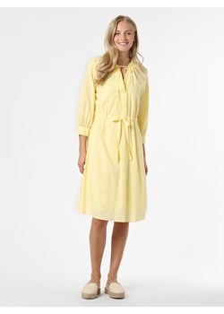 Esprit Collection Sukienka damska Kobiety Bawełna żółty jednolity ze sklepu vangraaf w kategorii Sukienki - zdjęcie 115662288