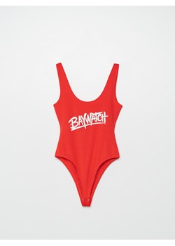 Cropp - Body Baywatch - czerwony ze sklepu Cropp w kategorii Bluzki damskie - zdjęcie 115768028